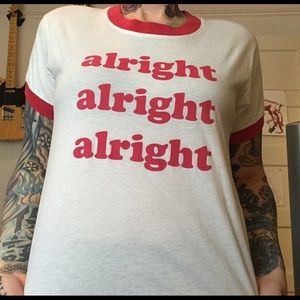 Camp Collection Ringer T-shirt Large Vintage Style